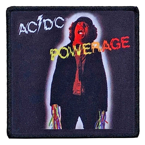AC/DC Patch Powerage Band Logo new Official Black