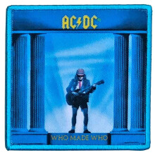AC/DC Patch Who Made Who Album Cover Band Logo new Official Blue
