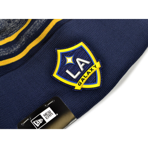 New Era New Era LA Galaxy MLS Knitted Bobble Hat 1