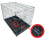 HugglePets HugglePets Dog Cage with Plastic Tray - Silver, X-Large 11