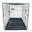 HugglePets HugglePets Dog Cage with Plastic Tray - Silver, X-Large 3