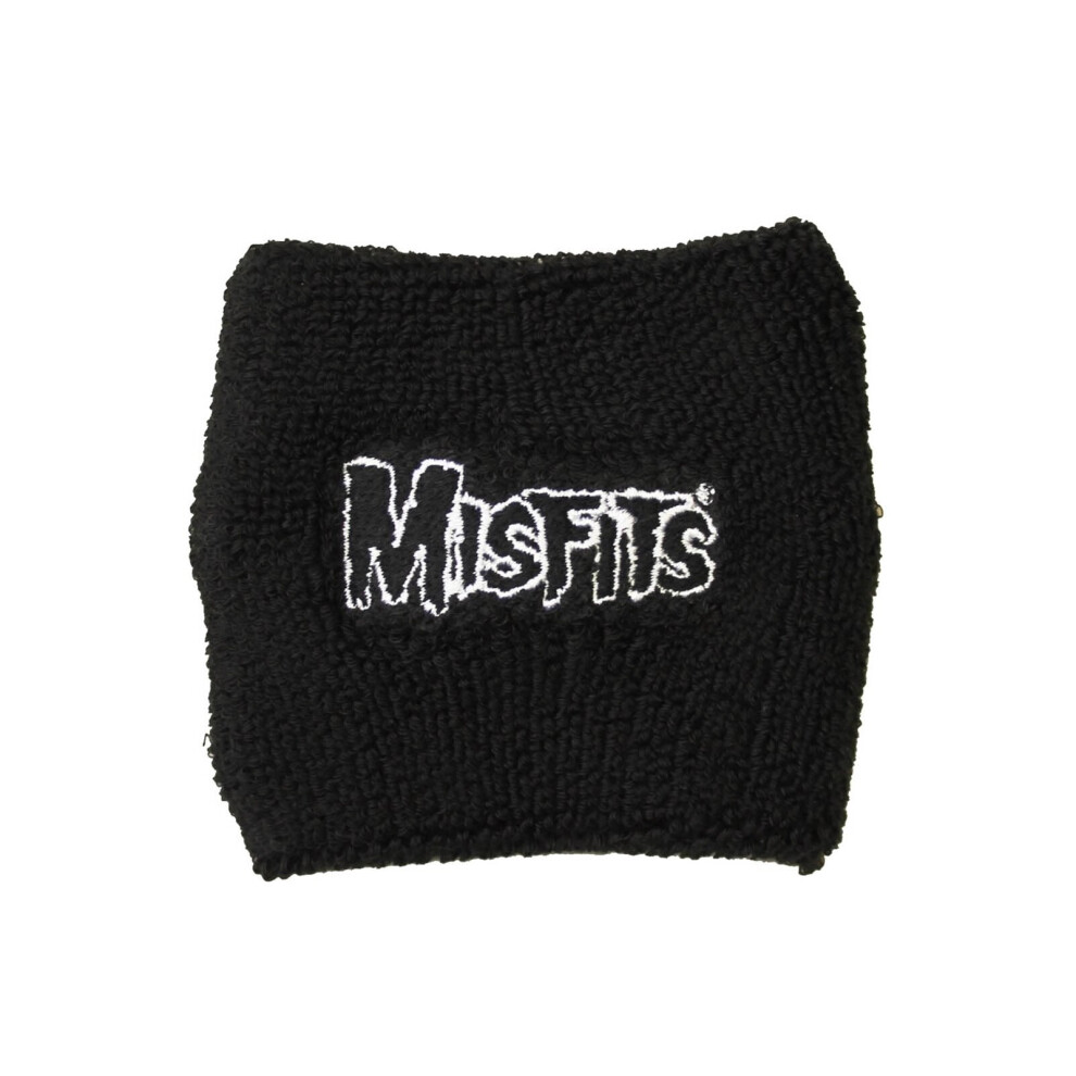 Misfits band Logo New Official black Cotton Sweatband