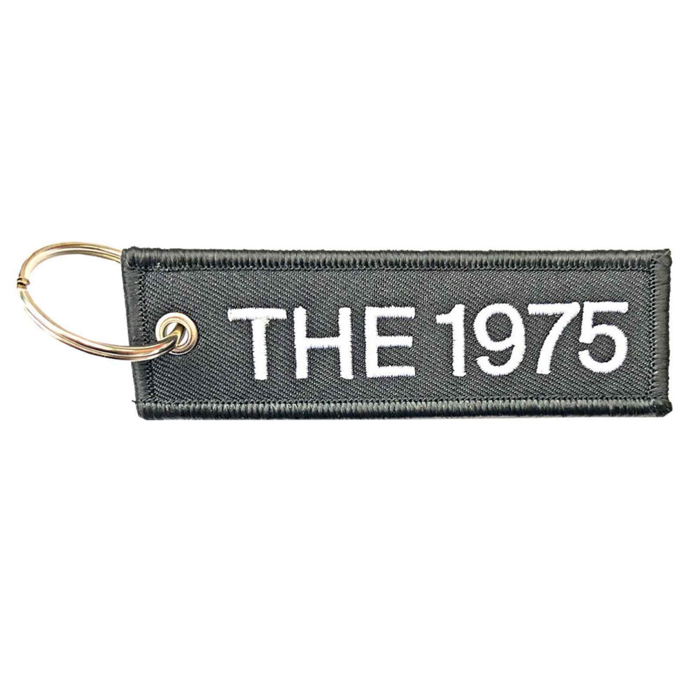 The 1975 Keyring keychain Patch Band Logo new Official Black