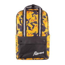 Pokemon Backpack Pikachu All Over Print Logo new Official Yellow Unisex