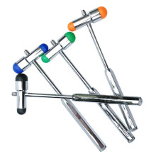 Multifunctional Neurological Buck Hammer Percussor Diagnostic Reflex Percussion Dual Head Hammer Blue