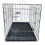 HugglePets HugglePets Dog Cage with Plastic Tray - Silver, Small 4