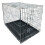 HugglePets HugglePets Dog Cage with Plastic Tray - Silver, Small 8