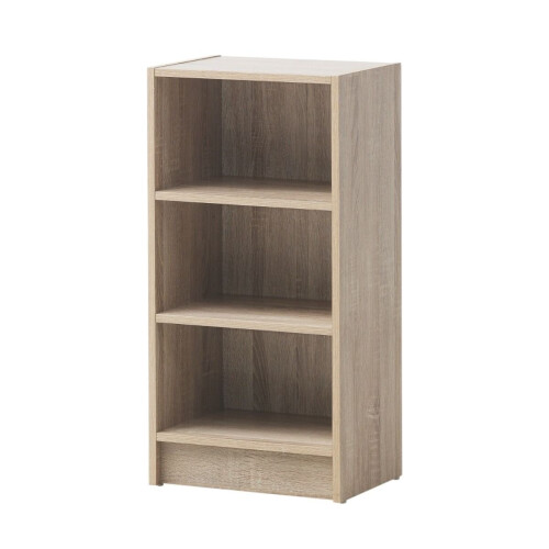 Timber Art Design UK Small 3 Tier Cube Bookcase Display Shelving Storage Unit Furniture Sonoma Oak 1