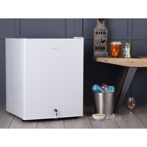 Subcold Subcold Eco75 Counter Top Mini Fridge White | 75L Table-Top Fridge 1