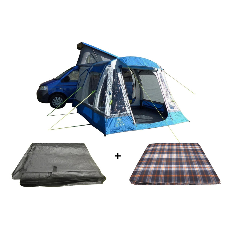 OLPRO Loopo Breeze Campervan Awning Package - Awning, Carpet & Footprint