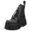 New Rock New Rock Combat Boots Unisex Platform Boots in Black - 5 UK 1