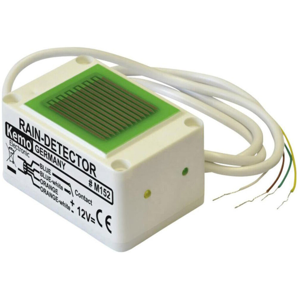 Kemo M152 12V Rain Detector Sensor Relay Module, Pre-Assembled 4024028031521