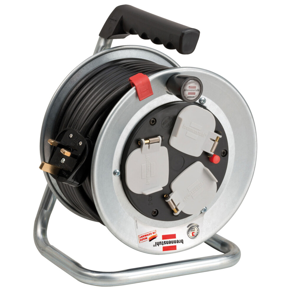 Brennenstuhl 1072933 Cable Reel Garant S Compact 15M H05vv-F3g1.5 4007123662531