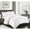 (White, Single) Stripe Duvet Cover Egyptian Cotton 400 Thread 1