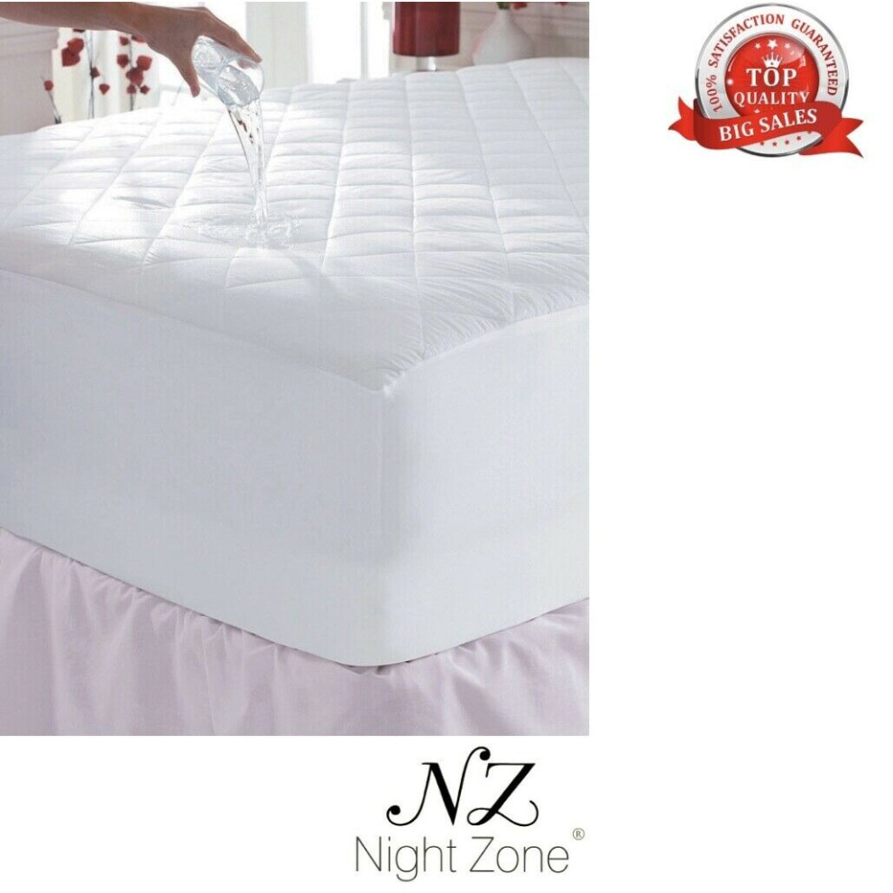 (Double ) Waterproof Quilted mattress protector Extra Deep