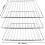 Universal Universal Adjustable Extendable Oven Shelf (310 x 345-565mm, Pack of 3) 1