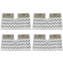 Cover Pads for SHARK Steam Cleaner Mop Dirt Grip S6001 S6003 Klik n' Flip (Pack of 4)