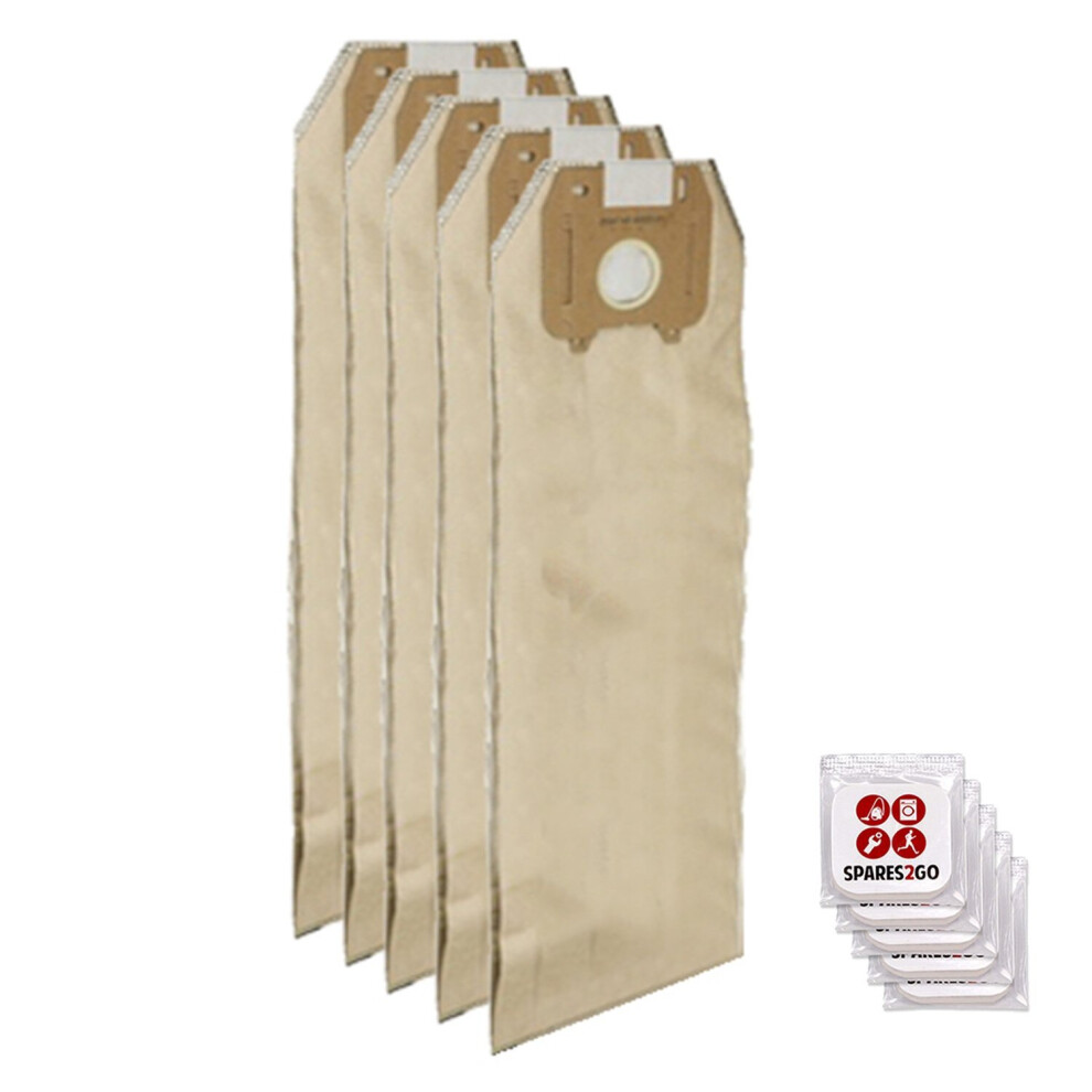 Paper Dust Bags for Oreck Magnesium LW100 LW150 Vacuum Cleaner (5 Bags + 5 Fresheners)