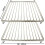 Universal Adjustable Extendable Oven Shelf (320 x 360-620mm, Pack of 2) 1