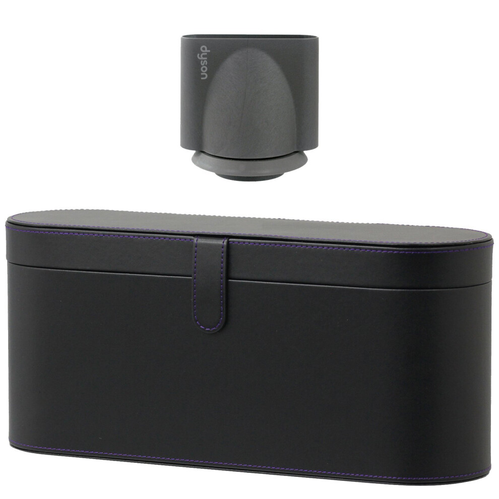 DYSON SupersonicÃ¢ Hair Dryer Box Travel Storage Presentation Case (Black) + Smoothing Nozzle