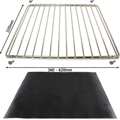 Universal Universal Adjustable Extendable Oven Shelf (320 x 360-620mm)