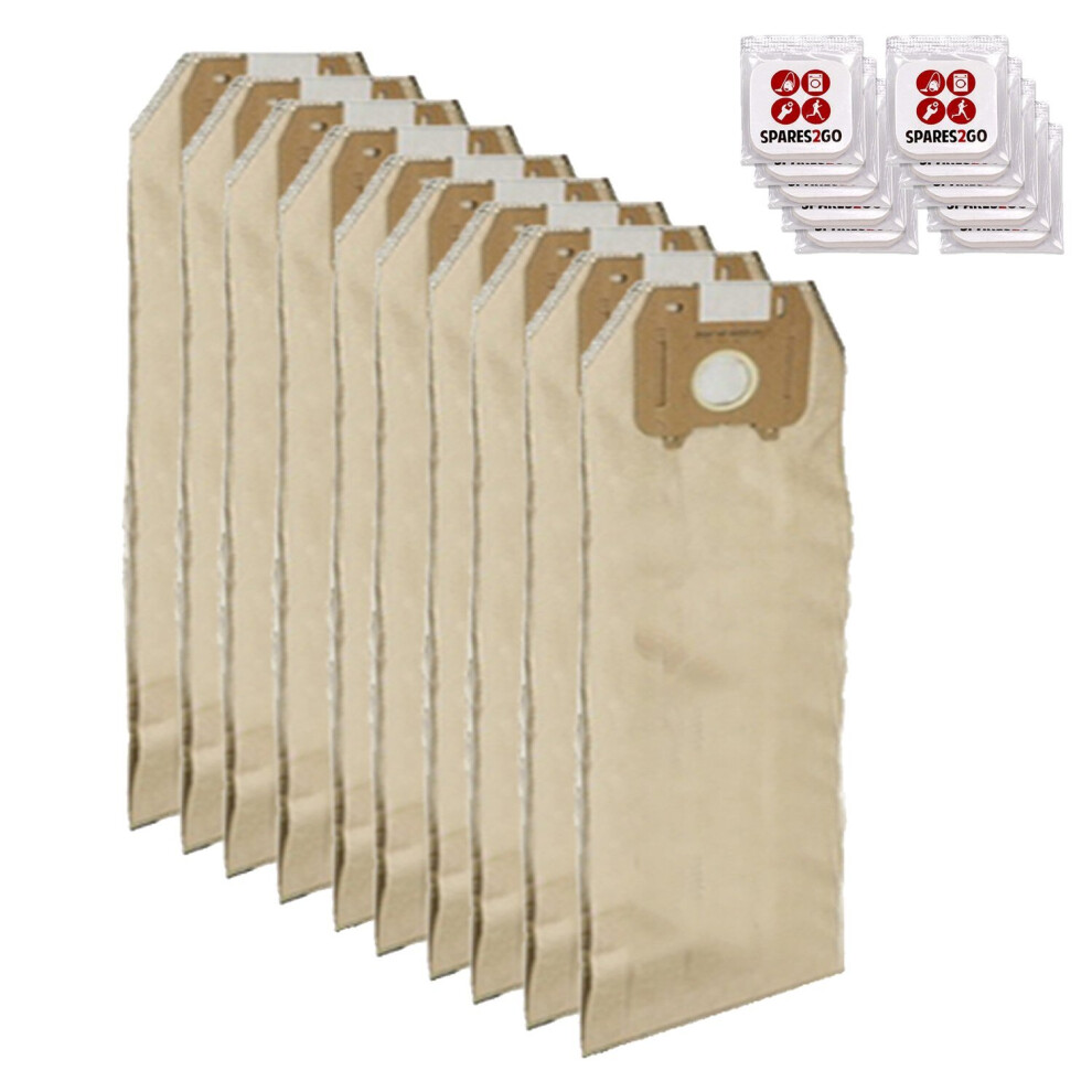 Spares2go Paper Dust Bags For Oreck Magnesium Lw100 Lw150 Vacuum Cleaner (10 Bags + 10 Fresheners)