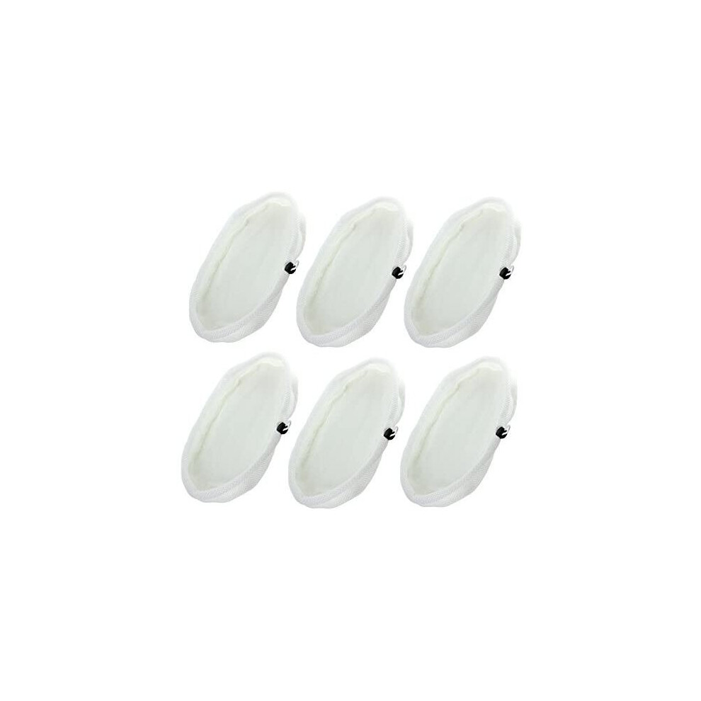 Hard Floor Cleaning Cloth Pads for Bissell 1005E 90T1E 90Y5 Steam Cleaner Mop (Pack of 6)