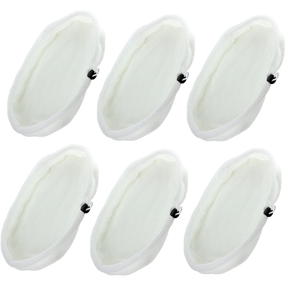 Hard Floor Cleaning Cloth Pads for Morphy Richards 720020 720021 720502 9 in 1 Steam Cleaner Mop (Pack of 6)