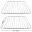 Universal Universal Adjustable Extendable Oven Shelf (310 x 345-565mm, Pack of 2) 1
