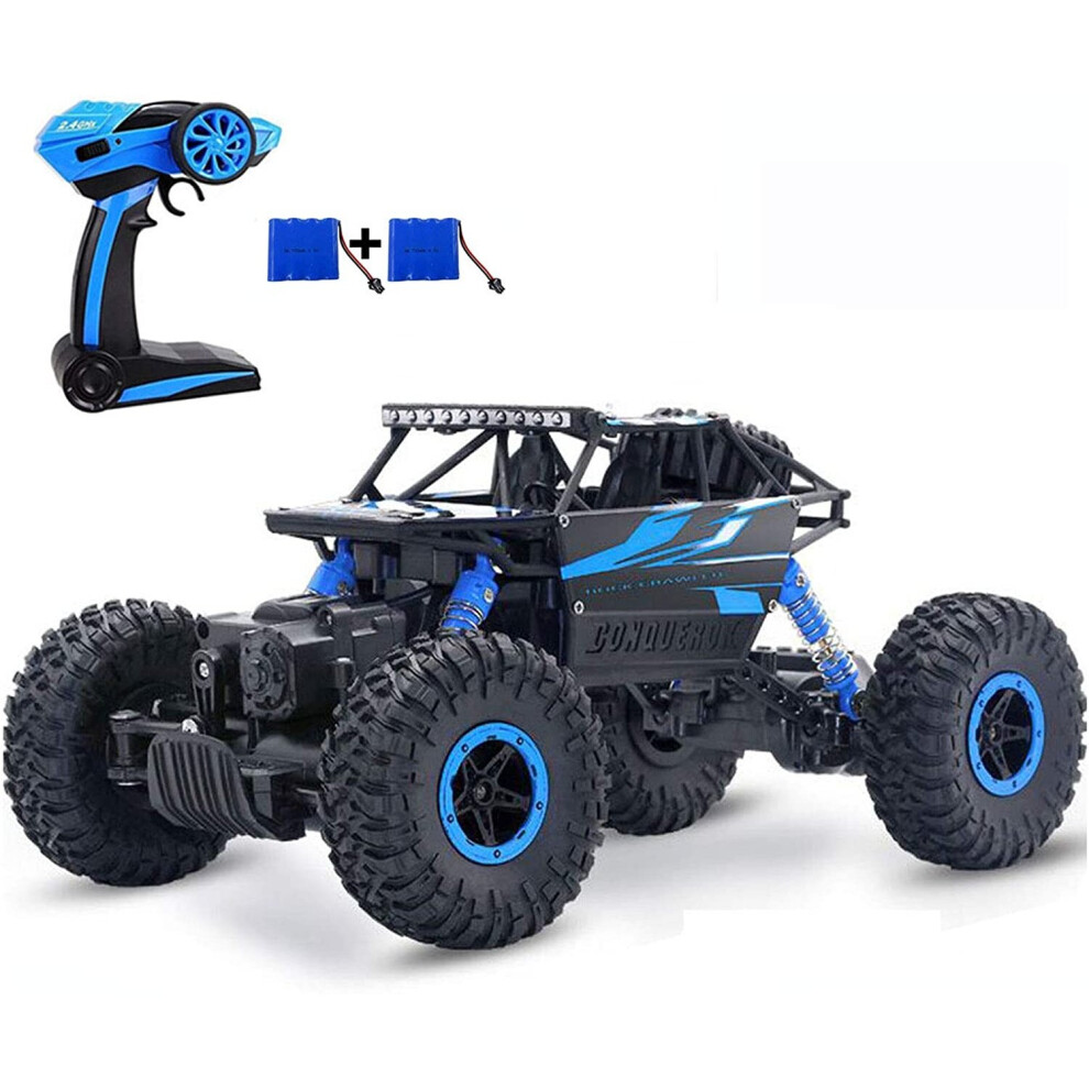 SZJJX RC Cars Off-Road Remote Control Car Trucks Vehicle 2.4Ghz 4WD Powerful 1: 18 Racing Climbing Cars Radio Electric Rock Crawler Buggy Hobby Toy