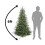 Dellonda Artificial 6ft/180cm Hinged Christmas Tree with 1000+ PE/PVC Tips - DH45 4