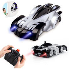 Remote Control Car Toys for Kids, Wall Climbing Rc Cars with Dual Mode 360°Rotating Stunt Rechargeable High Speed Vehicle with Led Light(Car)
