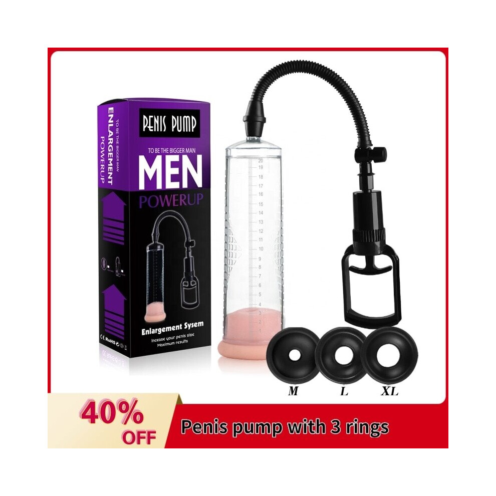 Adult Products Male Penis Enlargement Device Penis Bigger Growth Pumps Penis Extender Enhancer