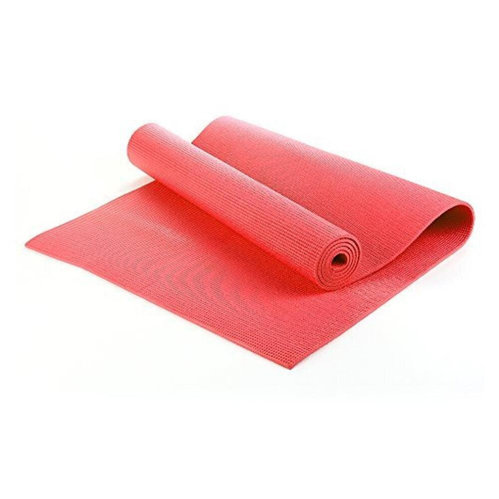 6mm Yoga Mats Soft Non Slip Exercise Mat - Red 