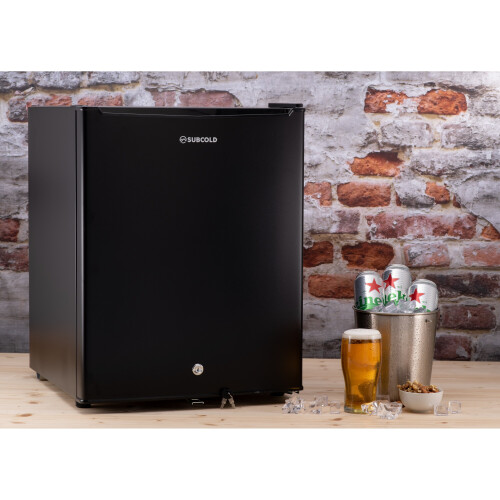 Subcold Eco75 Counter Top Mini Fridge Black 75L TableTop Fridge