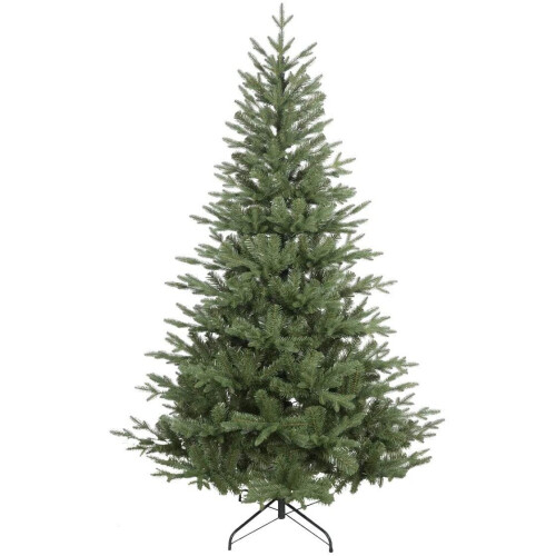 Dellonda Artificial 6ft/180cm Hinged Christmas Tree with 1000+ PE/PVC Tips - DH45