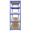 Ράφια αποθήκευσης Monster Racking T-Rax Strong, μπλε, πλάτος 120 cm, βάθος 60 cm 3