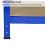 Ράφια Monster Racking T-Rax Heavy Duty, Μπλε, Π 75 cm, Β 30 cm 7
