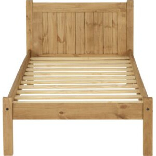 Seconique (Single 3ft-90cm) Maya Bed Fame Distressed Waxed Pine 2
