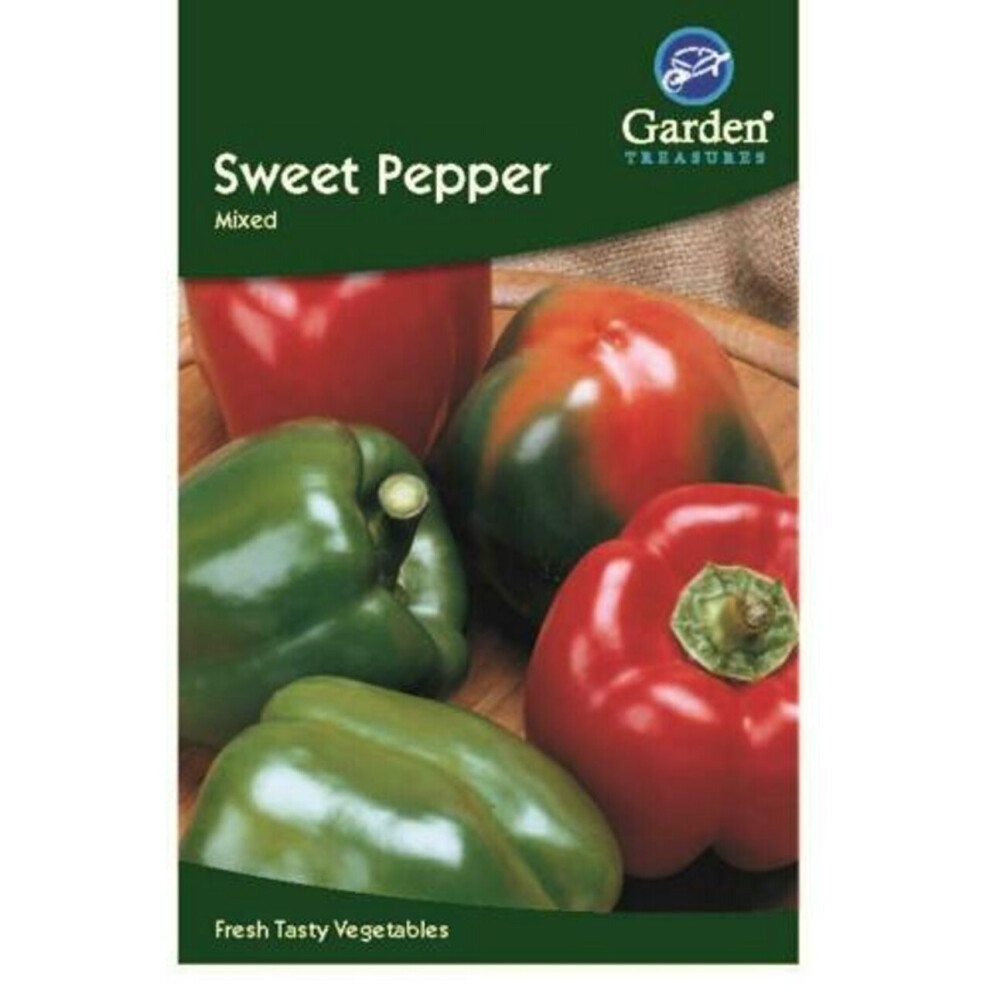 Sweet Pepper Mixed Vegetable Seeds Garden Treasure Sow Indoors