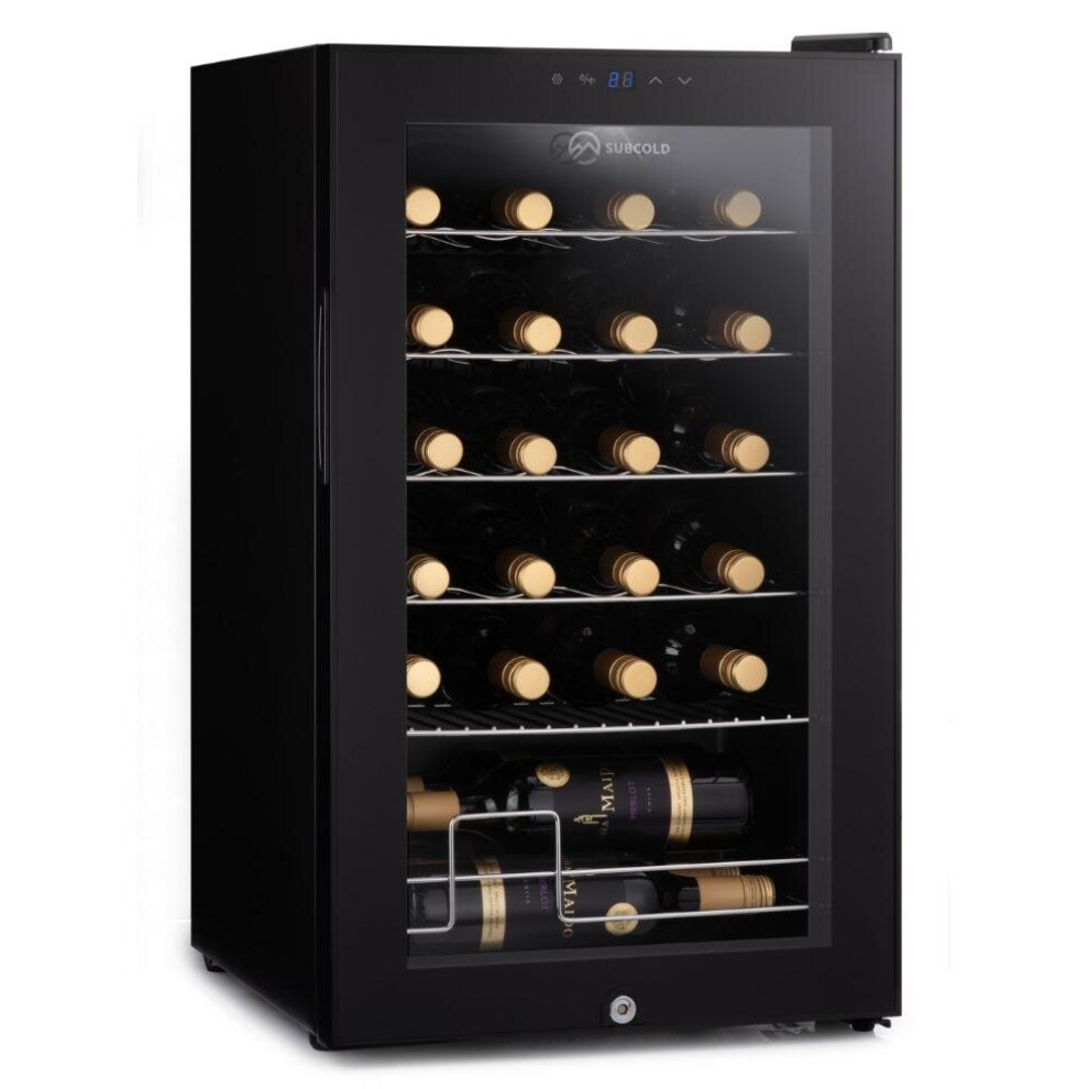 Subcold Viva24 LED Wine Fridge | 24 Bottles Wine Cooler | 63 Litre