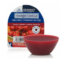 Yankee Candle Wax Melts Black Cherry Up to 8 Hours of Fragrance 1 Count, Red