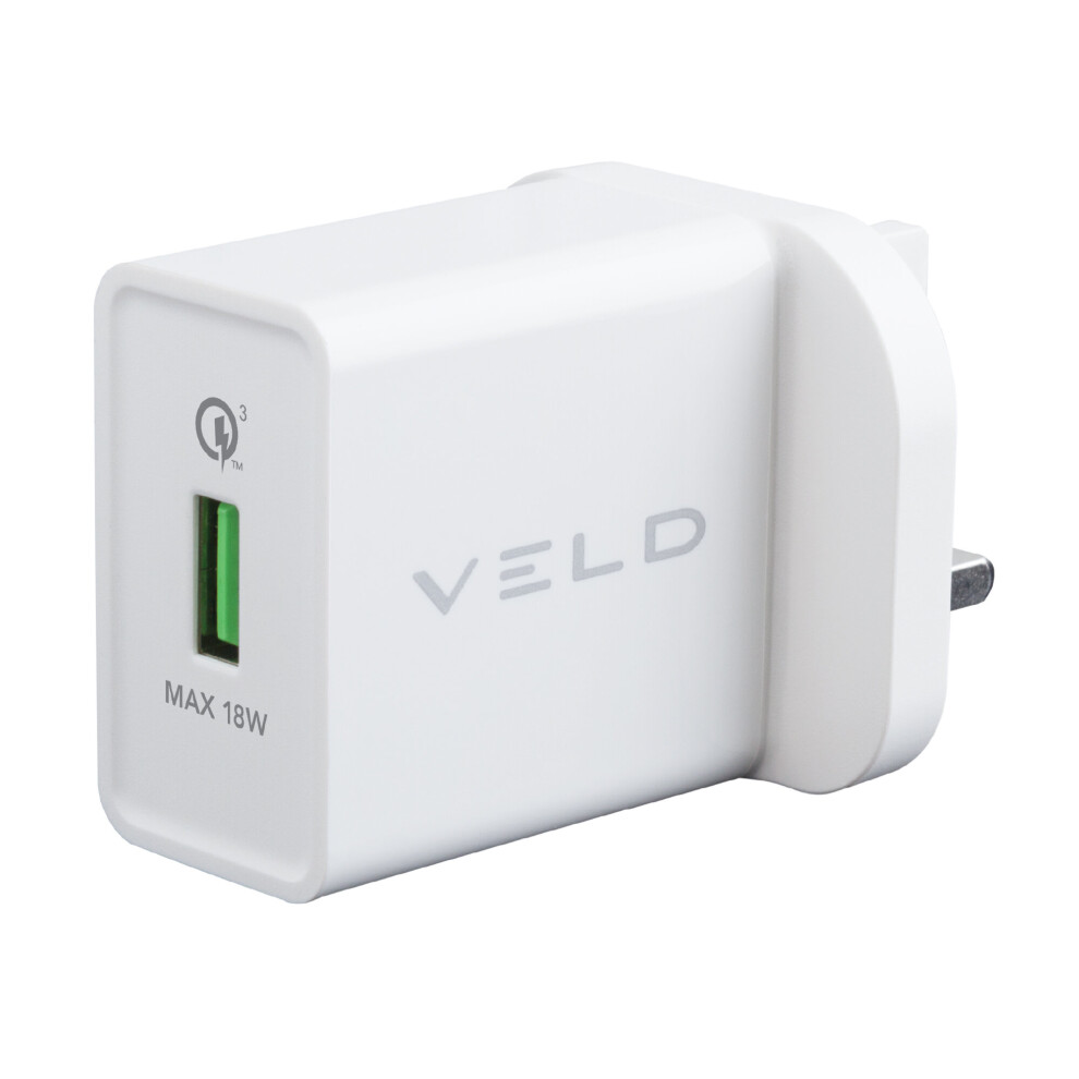 Veld 18W Super-Fast Usb Wall Charger 5014117970427