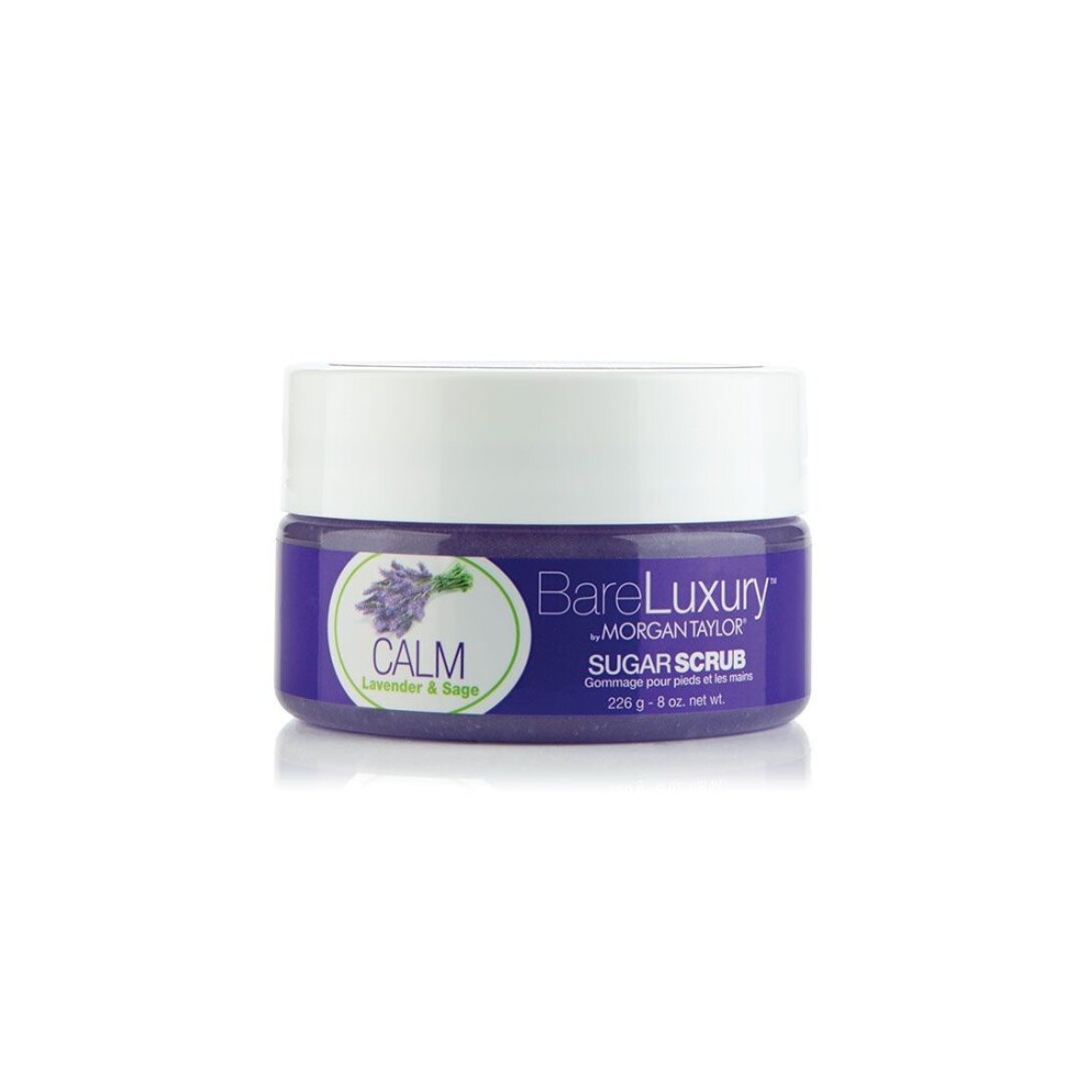 Morgan Taylor Lavender Bareluxury Calm Sugar Scrub - & Sage - 226G / 8 Oz