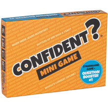 CONFIDENT? Mini Game: Extra Questions for the Hit Quiz Game & Standalone Pocketsize Card Game - For Families, Adults & Kids