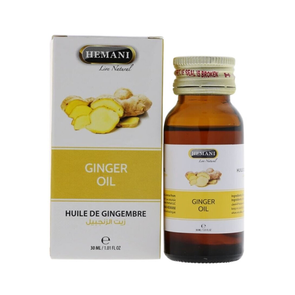 Hemani (Pack Of 2) Ginger Oil 30Ml - Essential Oil & Multipurpose Oil