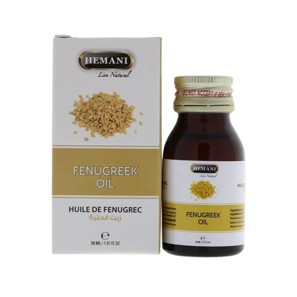 (PACK OF 2) Hemani Fenugreek Oil 30ml - Essential Oil & Multipurpose Oil