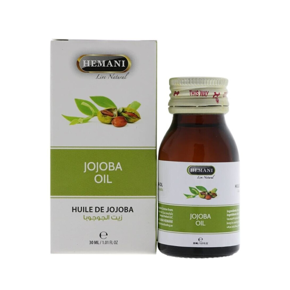 Hemani (Pack Of 2) Jojoba Oil 30Ml - Essential Oil & Multipurpose Oil