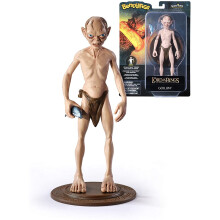 Collezione Nobili - Il Signore degli Anelli - Figurina flessibile Bendyfigs Gollum 19 cm