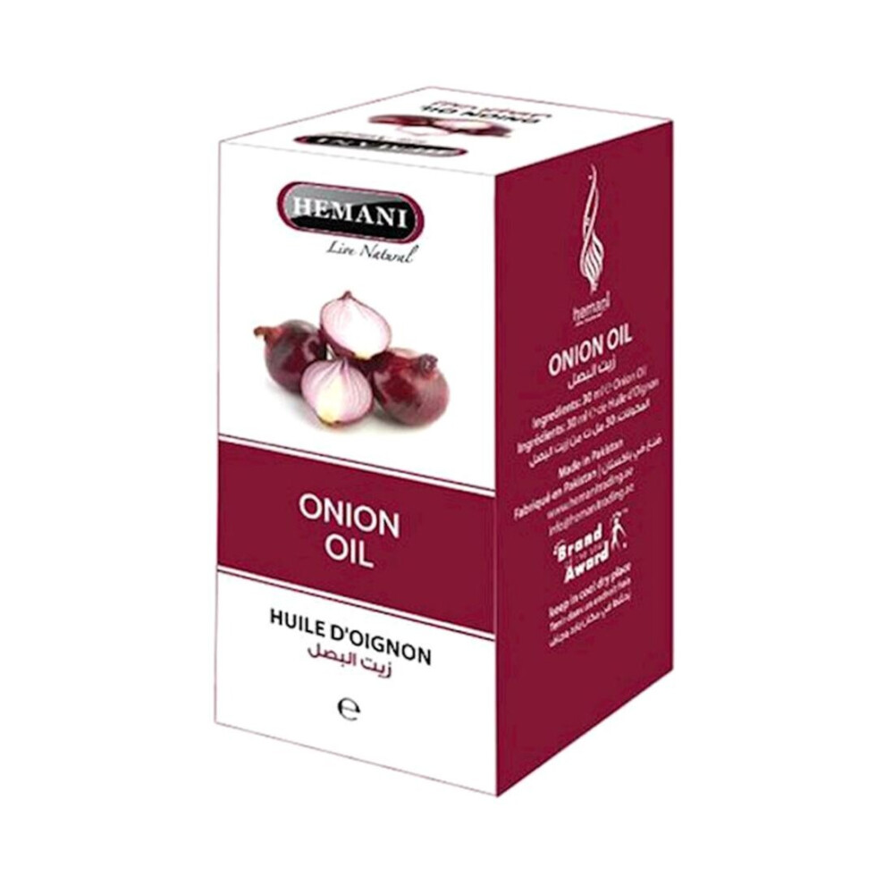 Hemani Onion Oil 30ml - Essential Oil & Multipurpose Oil (Pack Of 2)